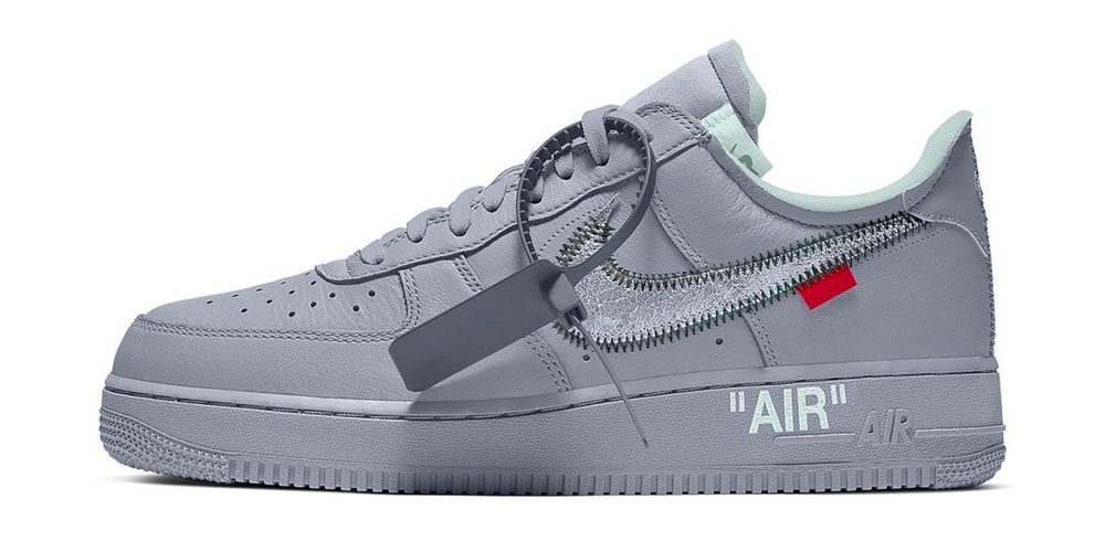 Off-White™ x Nike Air Force 1 Low Ghost Grey Paris Exclusive