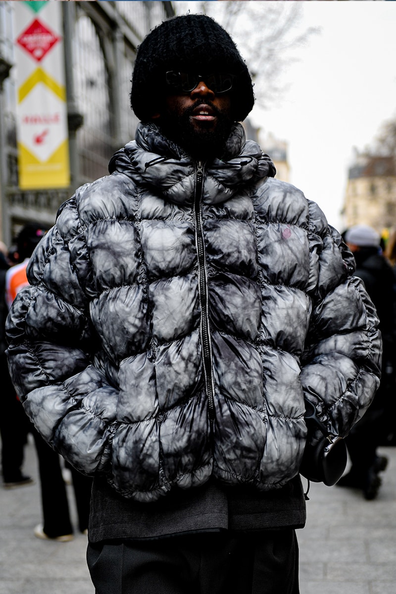 Louis Vuitton Oversized Puffer Jacket, Black, 48
