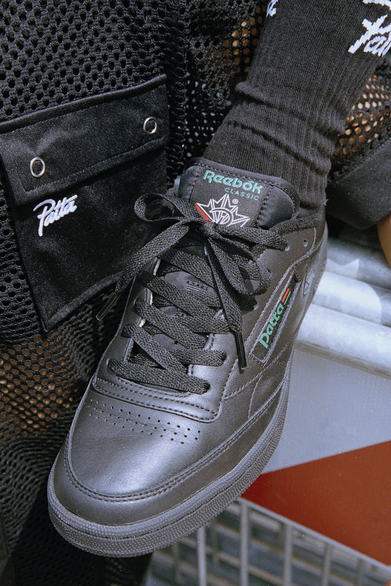 Reebok Patta Club C Sneaker Trainer Silhouette Amsterdam UK Sistah Collective The Good Neighbourhood Collective The Black Archives