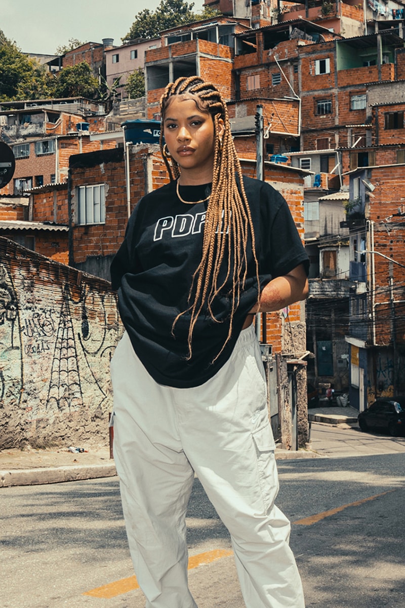 Podpah Podcast Launches Street Art Inspired Capsule hoodie shirt hats black orange grey navy white yellow brazil sao paulo