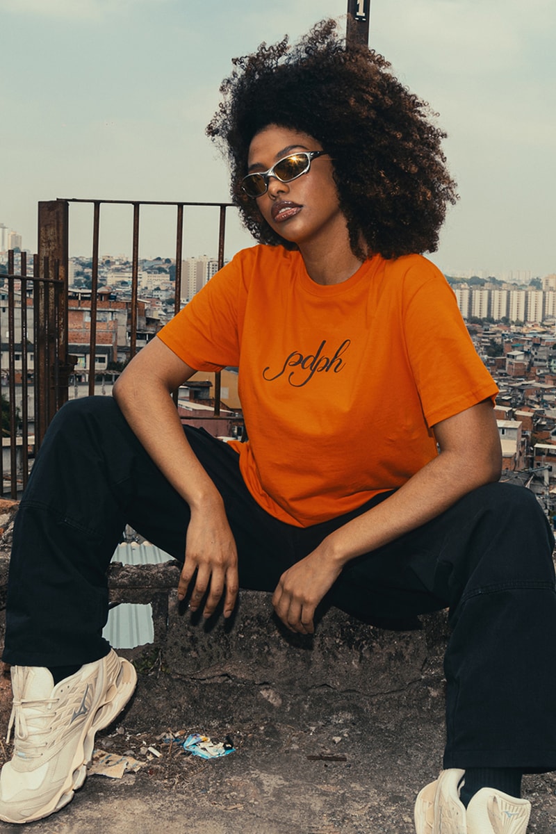 Podpah Podcast Launches Street Art Inspired Capsule hoodie shirt hats black orange grey navy white yellow brazil sao paulo