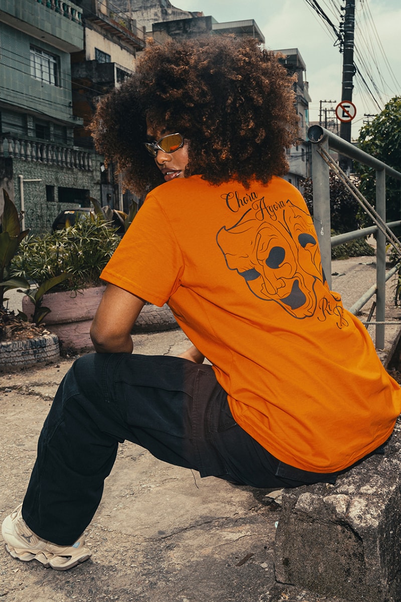 Podpah Podcast Launches Street Art Inspired Capsule hoodie shirt hats black orange grey navy white yellow brazil sao paulo