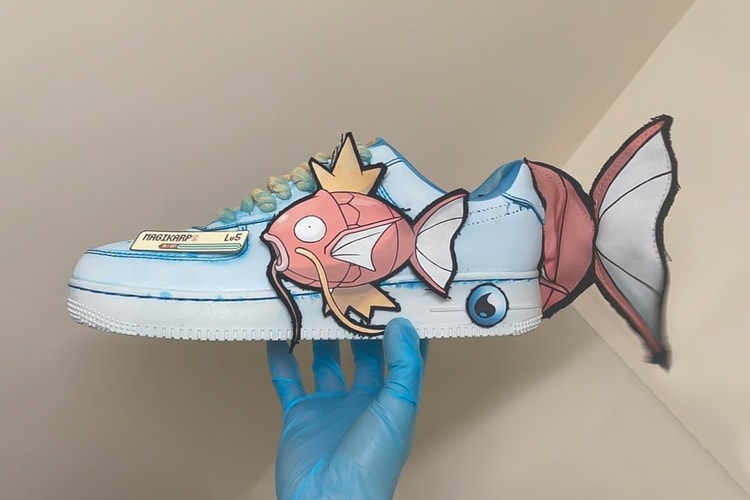 VØID's 'Pokémon' Nike Air Force 1 Magikarp Concept Actually Swims
