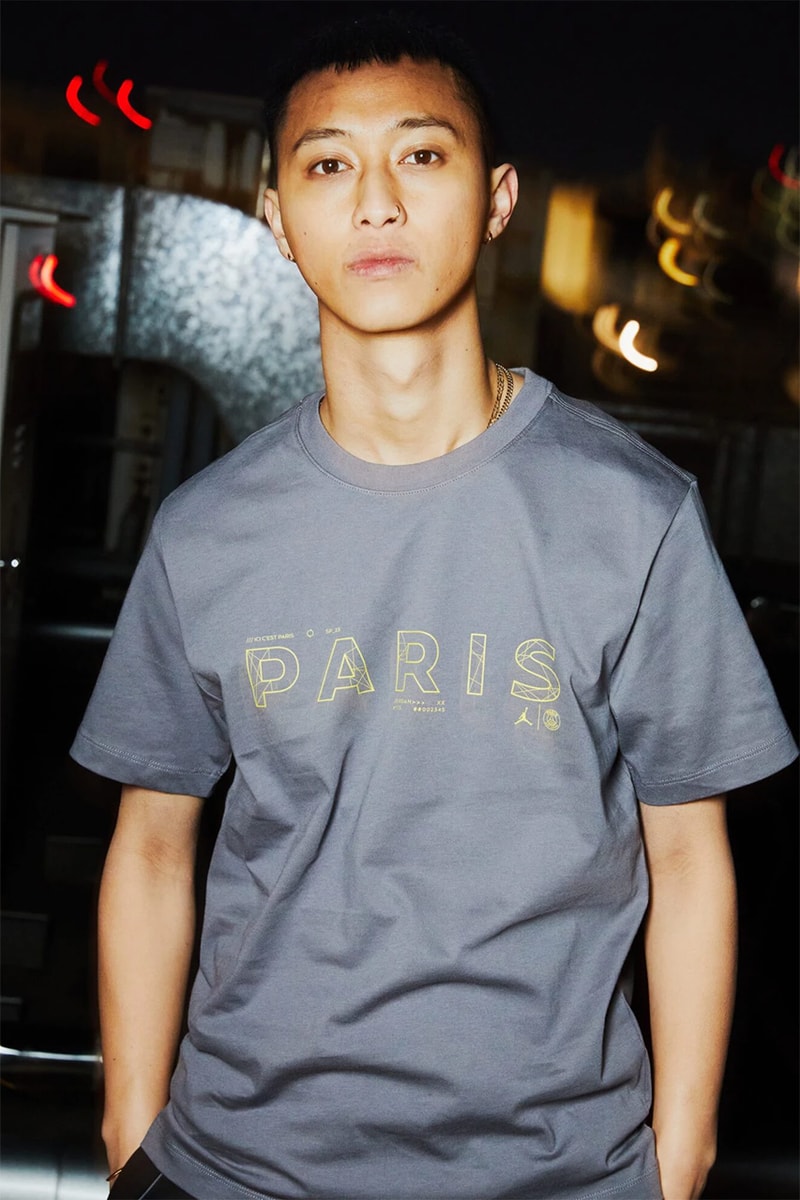 psg paris saint germain jordan brand hoodie jacket tee black gold 
