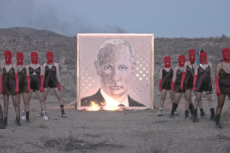 Pussy Riot Brings ‘Putin’s Ashes’ to Jeffrey Deitch LA