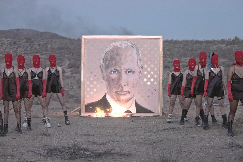Pussy Riot Putin's Ashes Performance Jeffrey Deitch