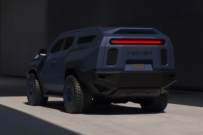 Rezvani Motors Vengeance heavy suv bulletproof sunroof power liftgate release info date price