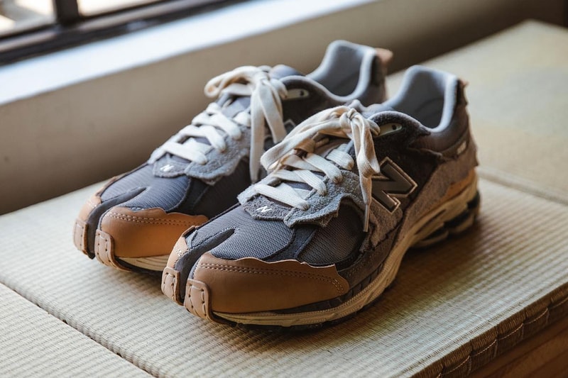 rifare 2002r new balance tabi custom blue leather suede remade taiwan salehe bembury sneaker info