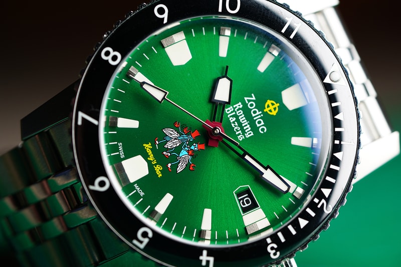 Rowing Blazers x Zodiac Watches Super Sea Wolf collaboration Harry's Bar release info