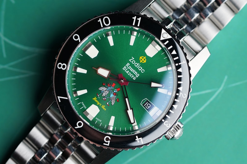Rowing Blazers x Zodiac Watches Super Sea Wolf collaboration Harry's Bar release info