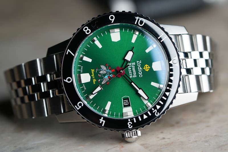 Rowing Blazers x Zodiac Watches Super Sea Wolf collaboration Harry's Bar release info