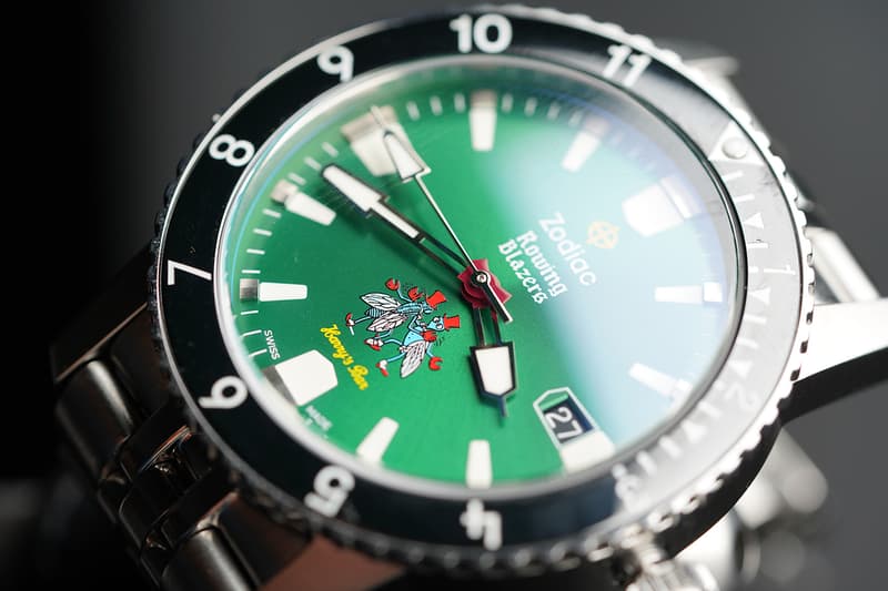 Rowing Blazers x Zodiac Watches Super Sea Wolf collaboration Harry's Bar release info
