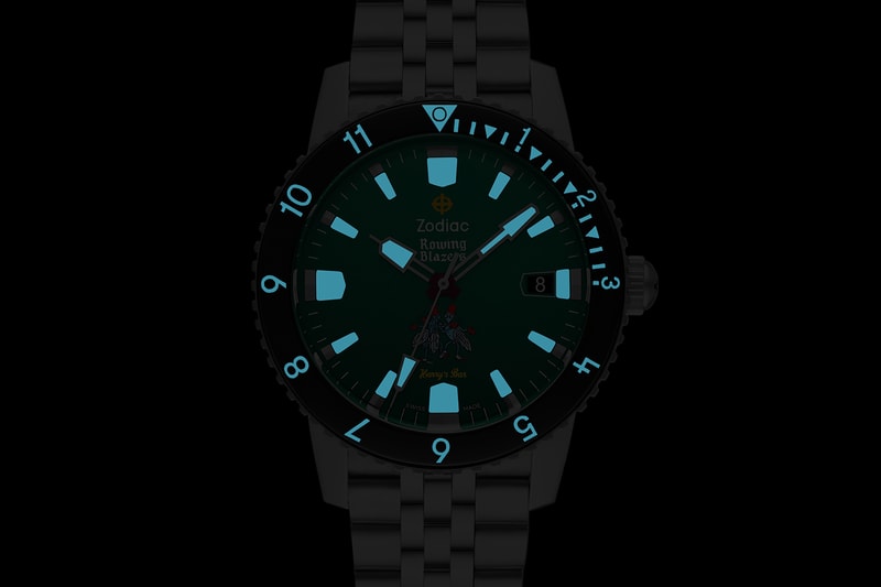 Rowing Blazers x Zodiac Watches Super Sea Wolf collaboration Harry's Bar release info