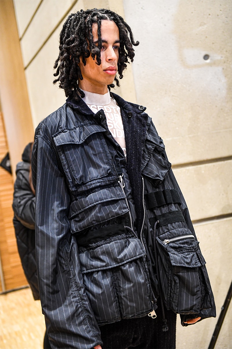 Sacai FW23 Reimagines Outwear Silhouettes With Expansive Hybridization Collection nike carhartt wip collaboration shoes jackets chore jacket japan chitose abe pusha t kid cudi dr woo
