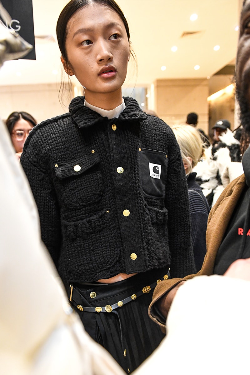 Sacai FW23 Reimagines Outwear Silhouettes With Expansive Hybridization Collection nike carhartt wip collaboration shoes jackets chore jacket japan chitose abe pusha t kid cudi dr woo