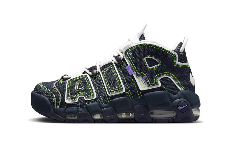 Official Release Date for Serena Williams Design Crew x Nike Air More Uptempo DX4219-400 Dark Obsidian/Space Purple-Volt-Summit White