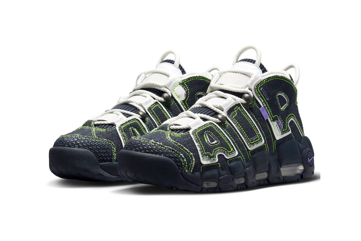 Official Release Date for Serena Williams Design Crew x Nike Air More Uptempo DX4219-400 Dark Obsidian/Space Purple-Volt-Summit White
