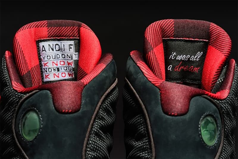 Sothebys notorious big air jordan 13 subasta 23 pares christopher wallace foundation biggie smalls biggie jordan marca información de lanzamiento fecha lista de tiendas guía de compra fotos precio