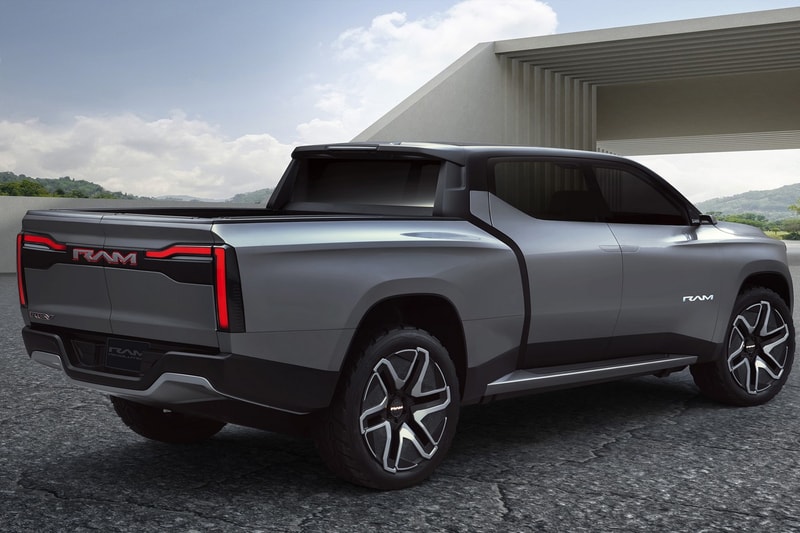 Stellantis Ram 1500 EV Concept Truck First Look CES 2023 Info Electric 3d printed tailgate date price