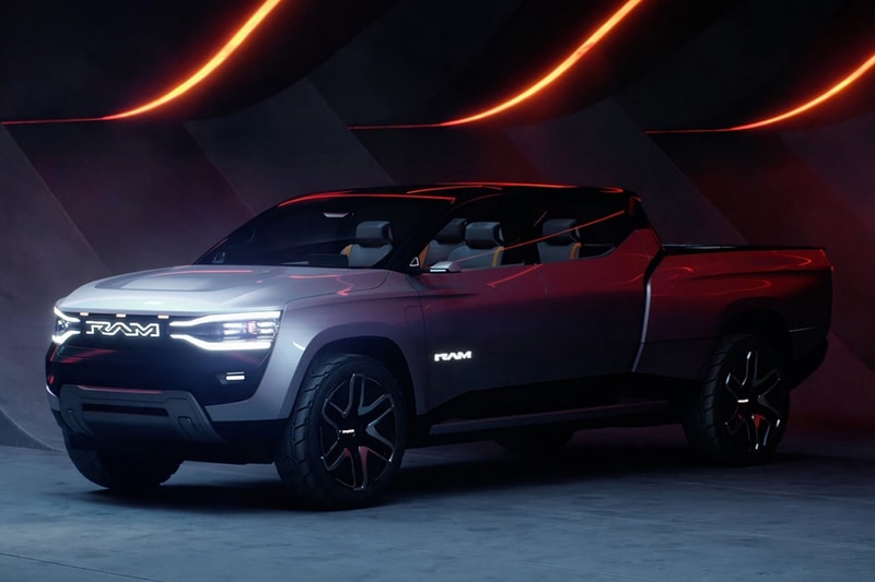 Stellantis Ram 1500 EV Concept Truck First Look CES 2023 Info Electric 3d printed tailgate date price