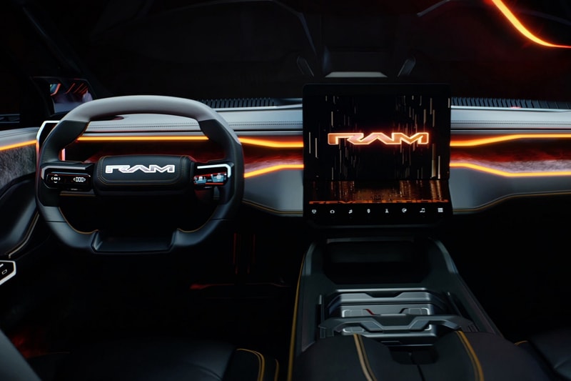 Stellantis Ram 1500 EV Concept Truck First Look CES 2023 Info Electric 3d printed tailgate date price