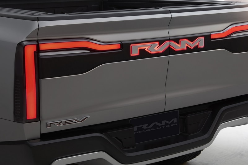 Stellantis Ram 1500 EV Concept Truck First Look CES 2023 Info Electric 3d printed tailgate date price
