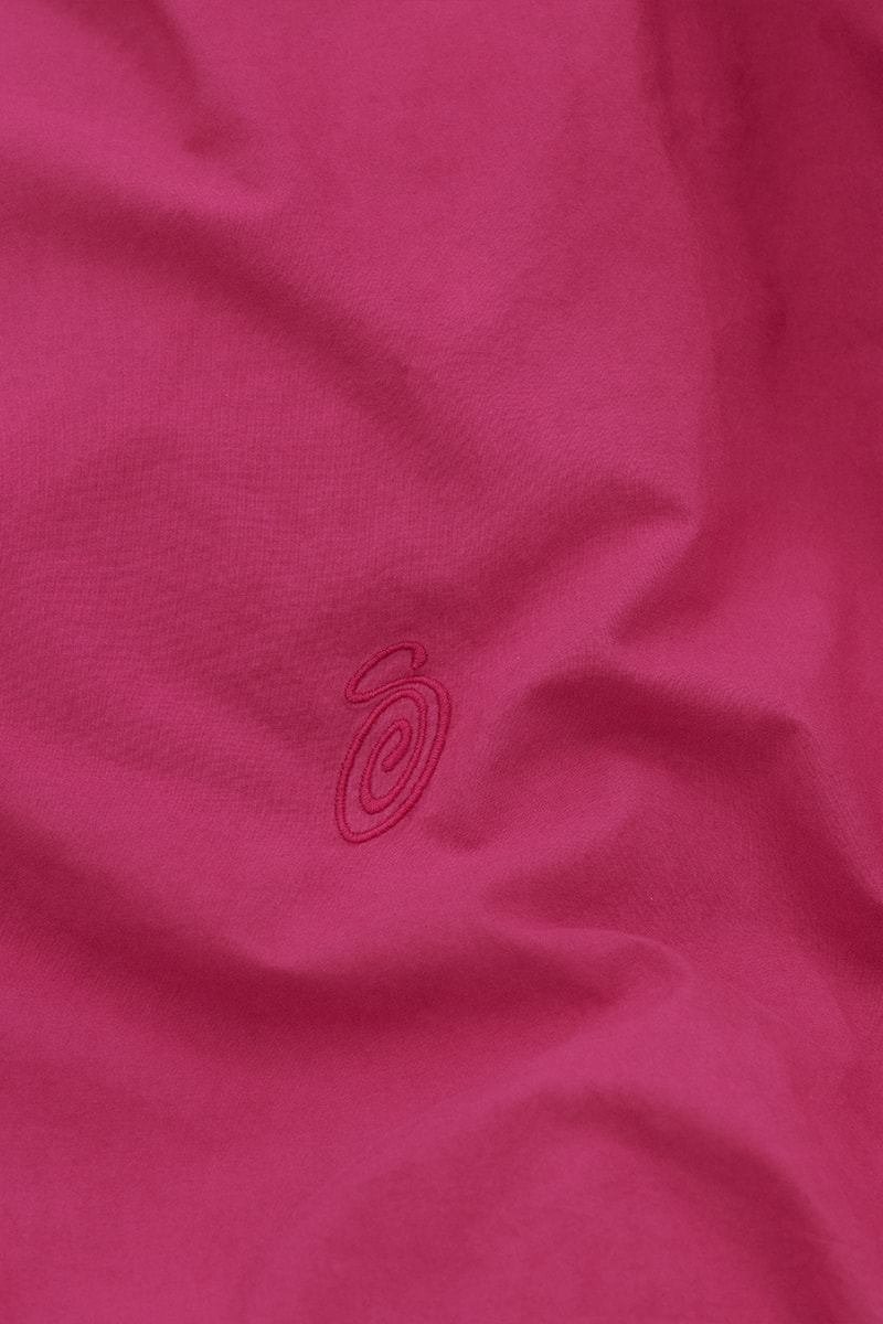 Sleepwear, Bedding and Bathrobes Highlight the Third Stussy x Tekla Collaboration home beach streetwear berry color waterclor effect hand drawn stripes ddanish skater hugo boserup american surfer frnake harrer californai antosh cimoszko