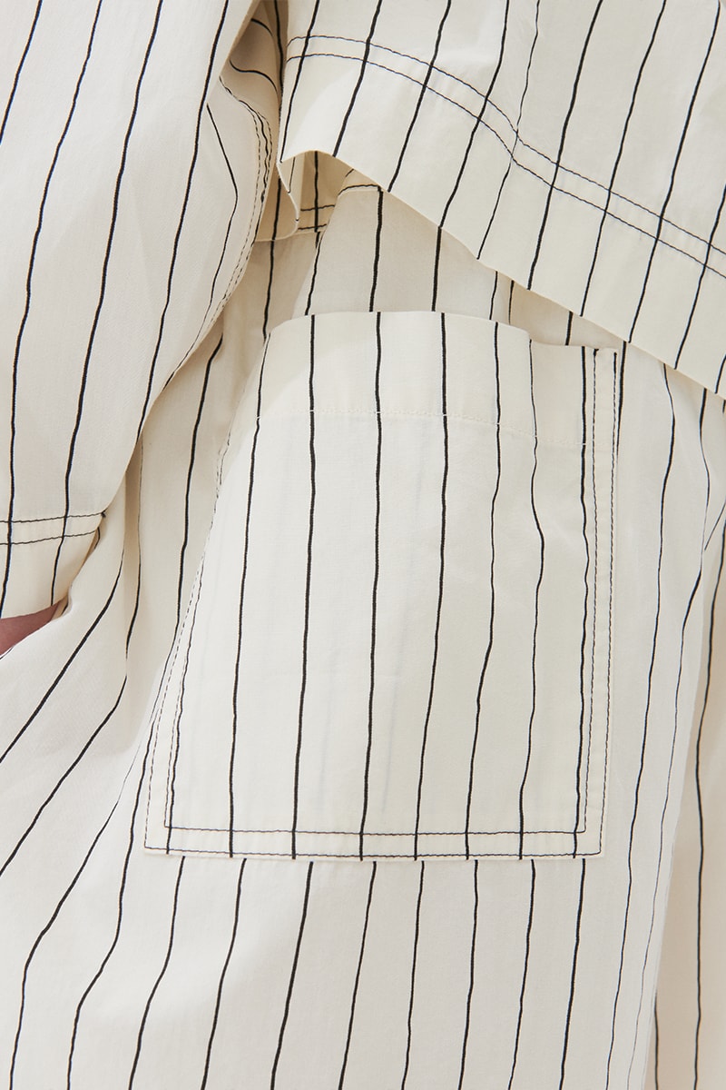Sleepwear, Bedding and Bathrobes Highlight the Third Stussy x Tekla Collaboration home beach streetwear berry color waterclor effect hand drawn stripes ddanish skater hugo boserup american surfer frnake harrer californai antosh cimoszko