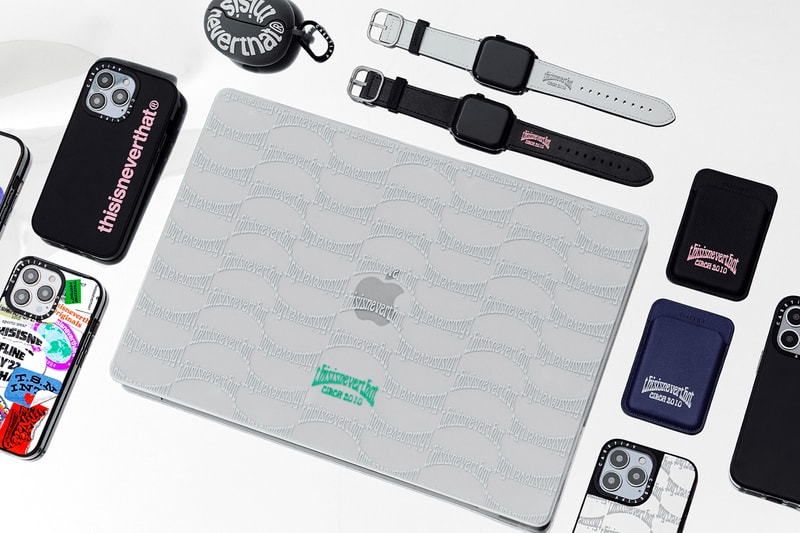 Casetify thisisneverthat collaboration apple watch iphone 14 galaxy sleeve laptop case january 16 release info date price