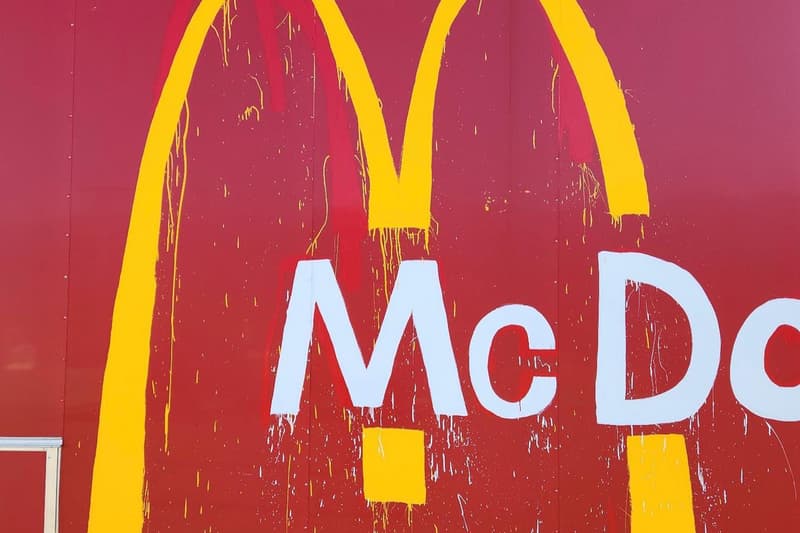 Tom Sachs Reveals New McDonald's Public Art trailer new milford max power motors happy meal graffiti spray paint
