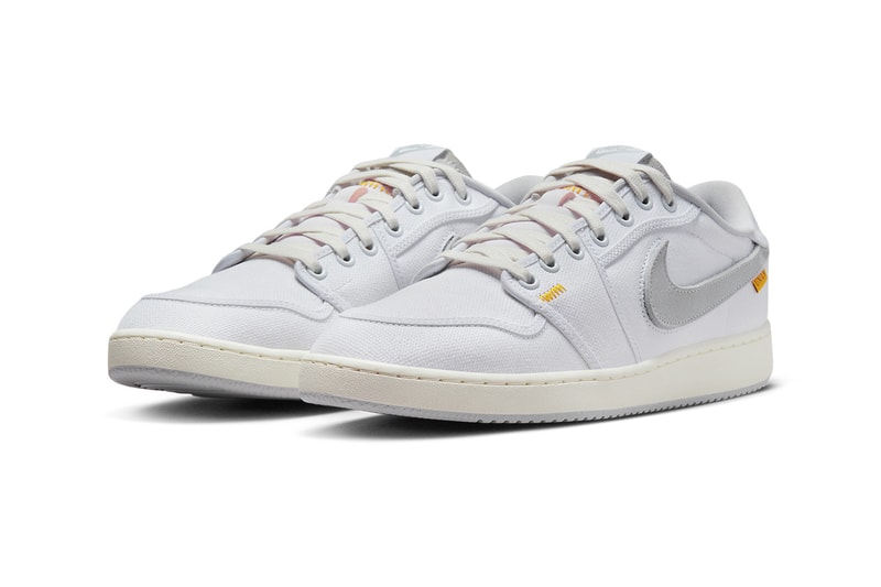 union x air michael jordan brand 1 low ko ajko DO8912 101 white sail university gold neutral grey do8912 101 official release date info photos price store list buying guide