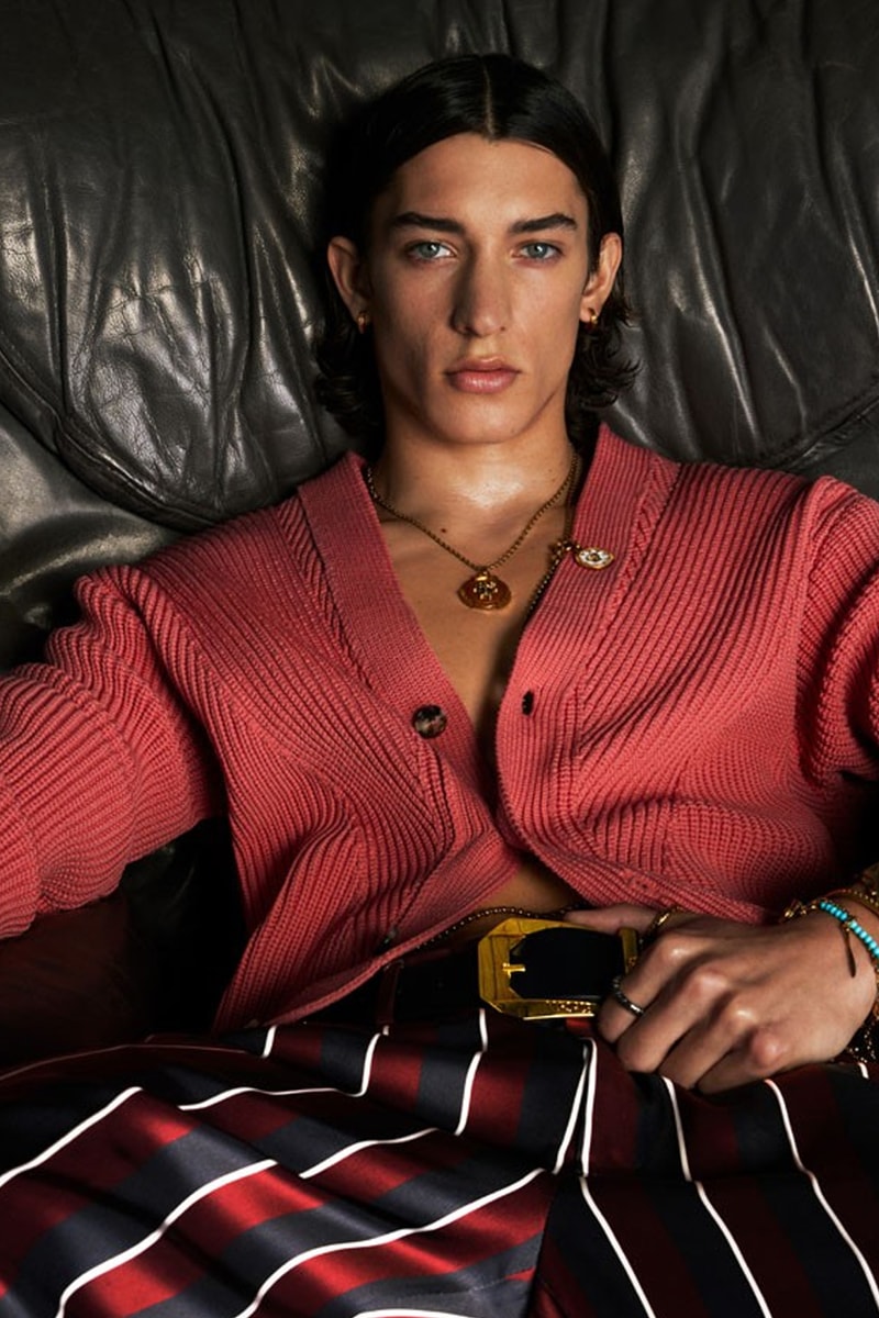 Versace's SS23 Men's Campaign Pictures '90s Runway Icons Mark Vanderloo and Ivan De Pineda