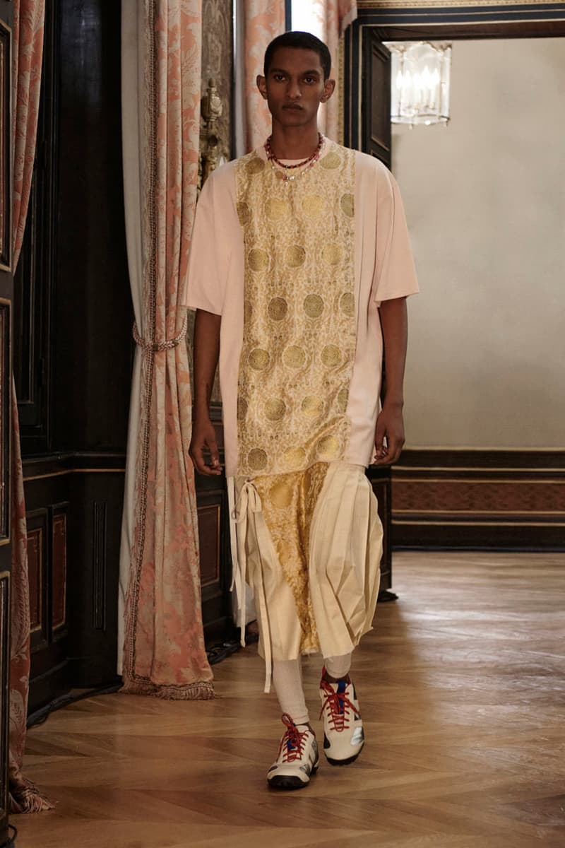Wales Bonner Fall Winter 2023 Runway Show Paris Fashion Week Collection Mens Womens adidas Jamaica Football Team Sneakers Twilight Reverie