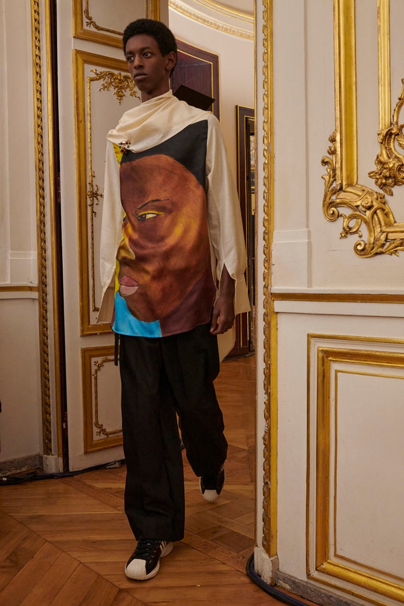 Wales Bonner Fall Winter 2023 Runway Show Paris Fashion Week Collection Mens Womens adidas Jamaica Football Team Sneakers Twilight Reverie 
