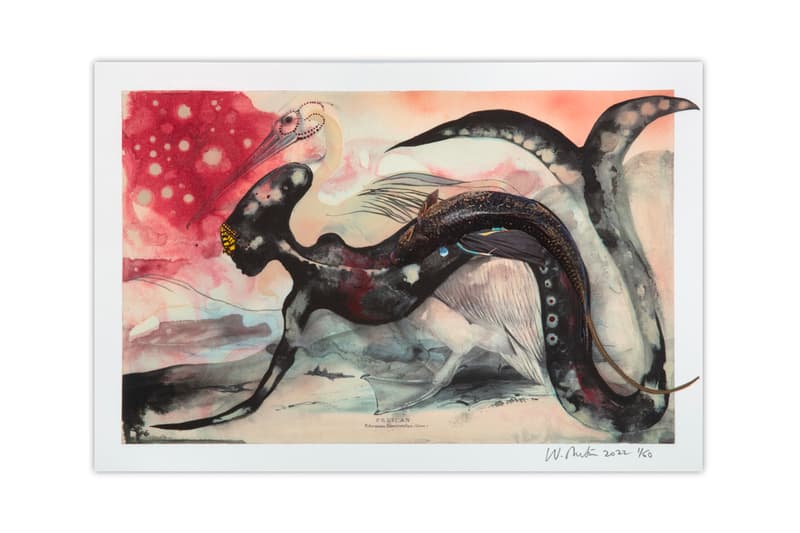 Wangechi Mutu WaterSpirit washed Pelican Print Phaidon