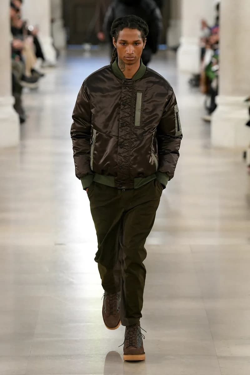 White Mountaineering Fall Winter 2023 Paris Fashion Week Runway PFW FW23 Colmar Gore tex Danner, Briefing, Gramicci, Merrell, Wild Things, New Era