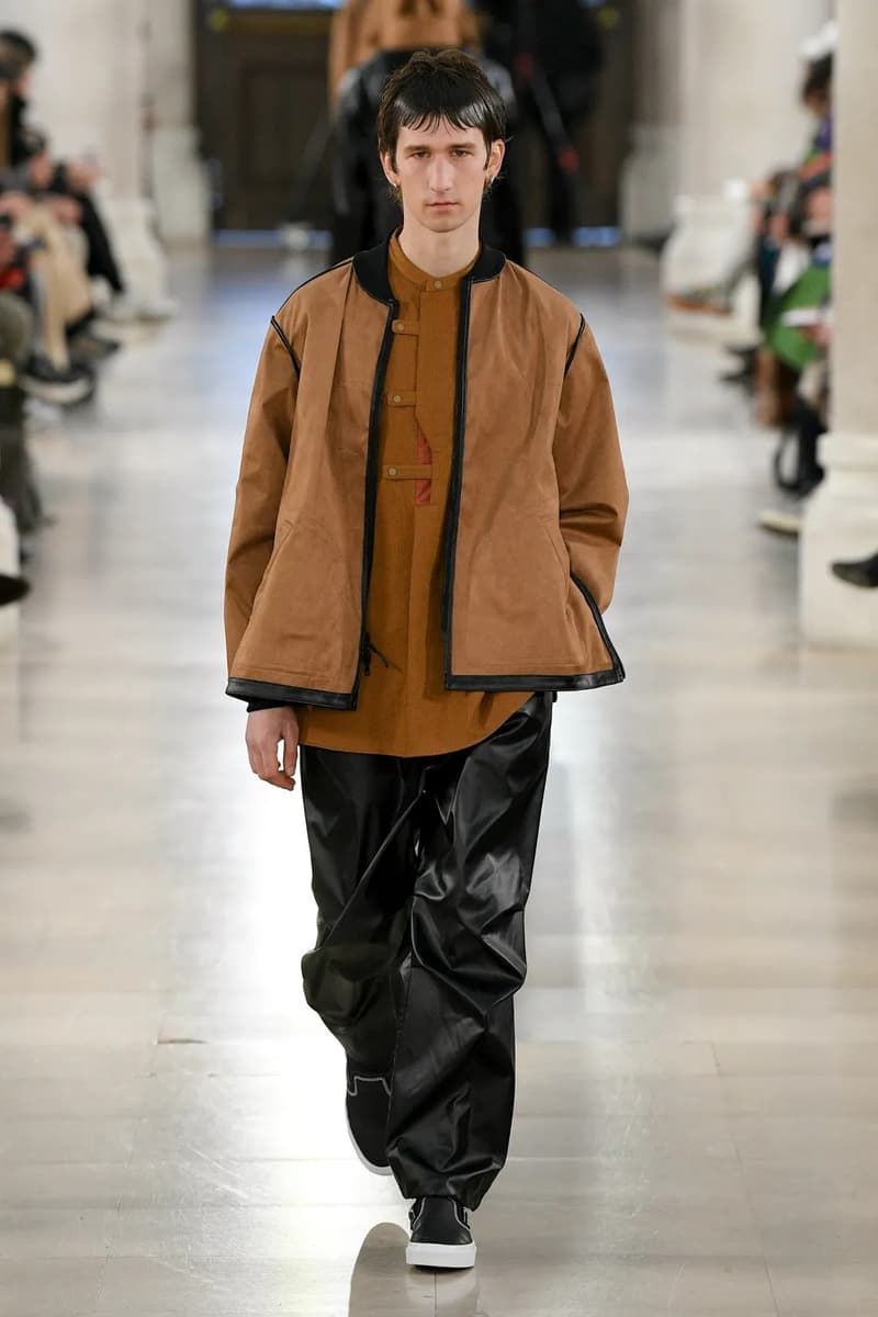 White Mountaineering Fall Winter 2023 Paris Fashion Week Runway PFW FW23 Colmar Gore tex Danner, Briefing, Gramicci, Merrell, Wild Things, New Era