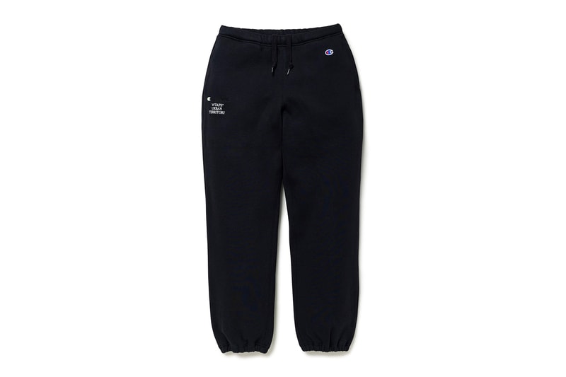 wtaps champion urban terrotory black capsule neon green hoodie tee sweatpant socks release info date price
