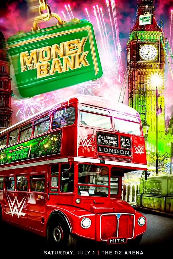 WWE Money in the Bank O2 Arena London uk triple h wrestle boxing match fight Drew McIntyre Doudrop Nikki Cross Butch Ridge Holland Tegan Nox becky Lynch Finn Balor Sheamus