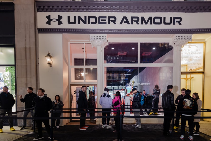Inside Under Armour SlipSpeed Pop Up Event
