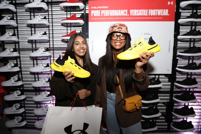 Inside Under Armour SlipSpeed Pop Up Event