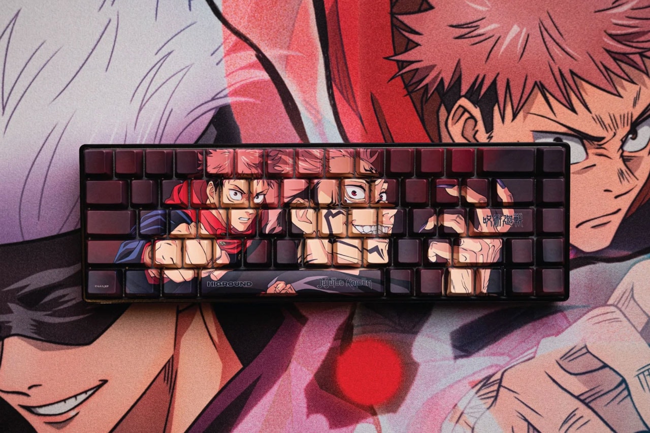Higround Crunchyroll Jujutsu Kaisen Manga New Keyboard Collection Limited Drop Product Launch Mouses Keycaps Weekly Shonen Jump