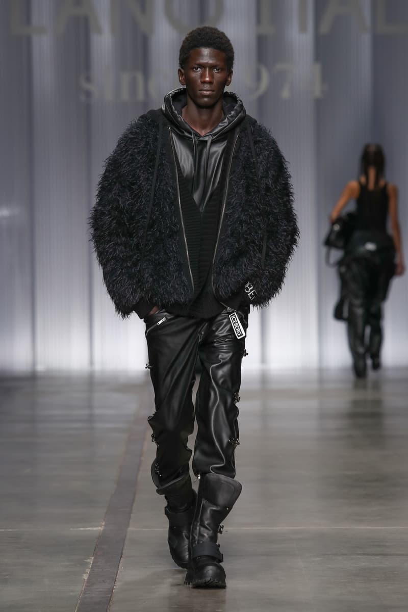 Iceberg Fall Winter 2023 Milan Fashion Week runway show mfw fw23 menswear womenswear