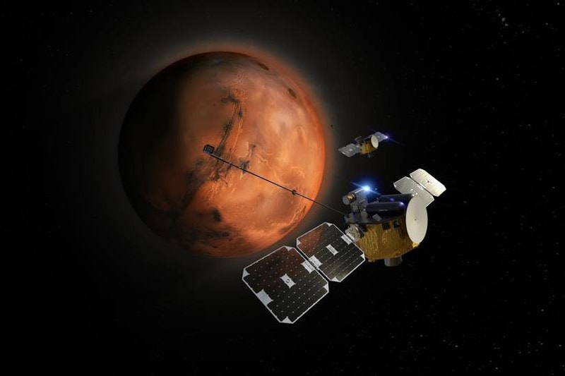 NASA Award Blue Origin Contract Spacecraft Shuttle Rocket 2024 Mars Mission Study News Announcement Magnetosphere Partnership
