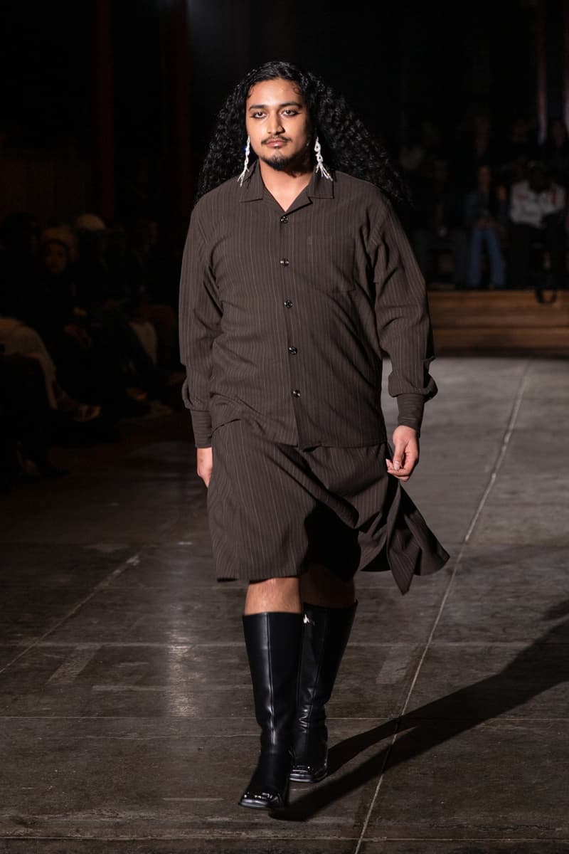 For NOID FW23, Form and Function Fall From the Same Tree Denzel Dion New York Fashion Week Runway Show