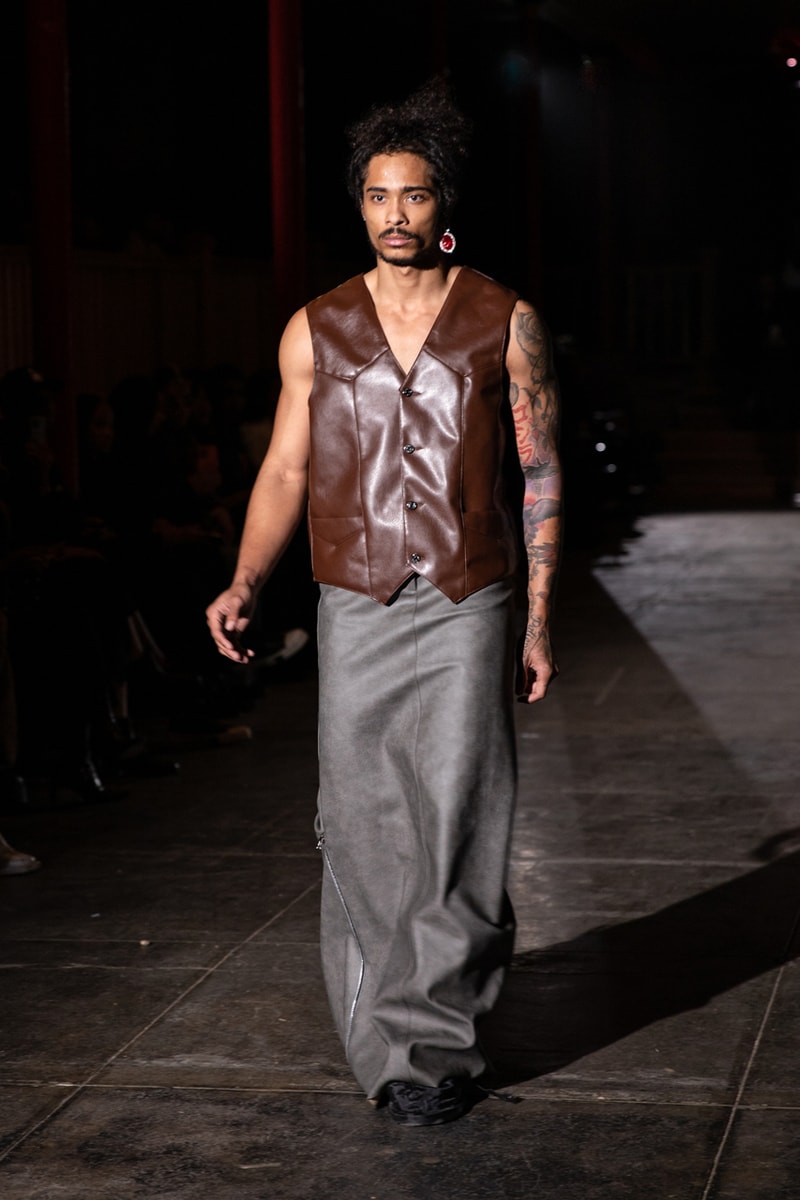 For NOID FW23, Form and Function Fall From the Same Tree Denzel Dion New York Fashion Week Runway Show