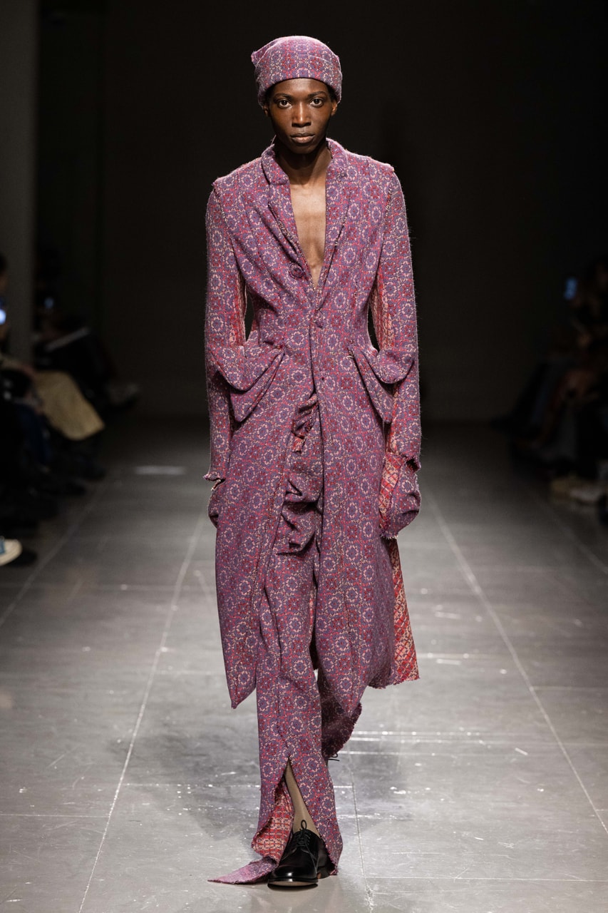 Paolo Carzana Relishes in Romantically Delicate Textures for FW23 Fashion London Fashion Week 