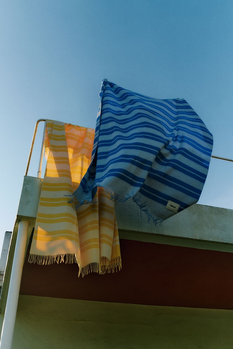 Tekla Looks to Le Corbusier for Second Cashmere & Lambswool Blanket Collection Design