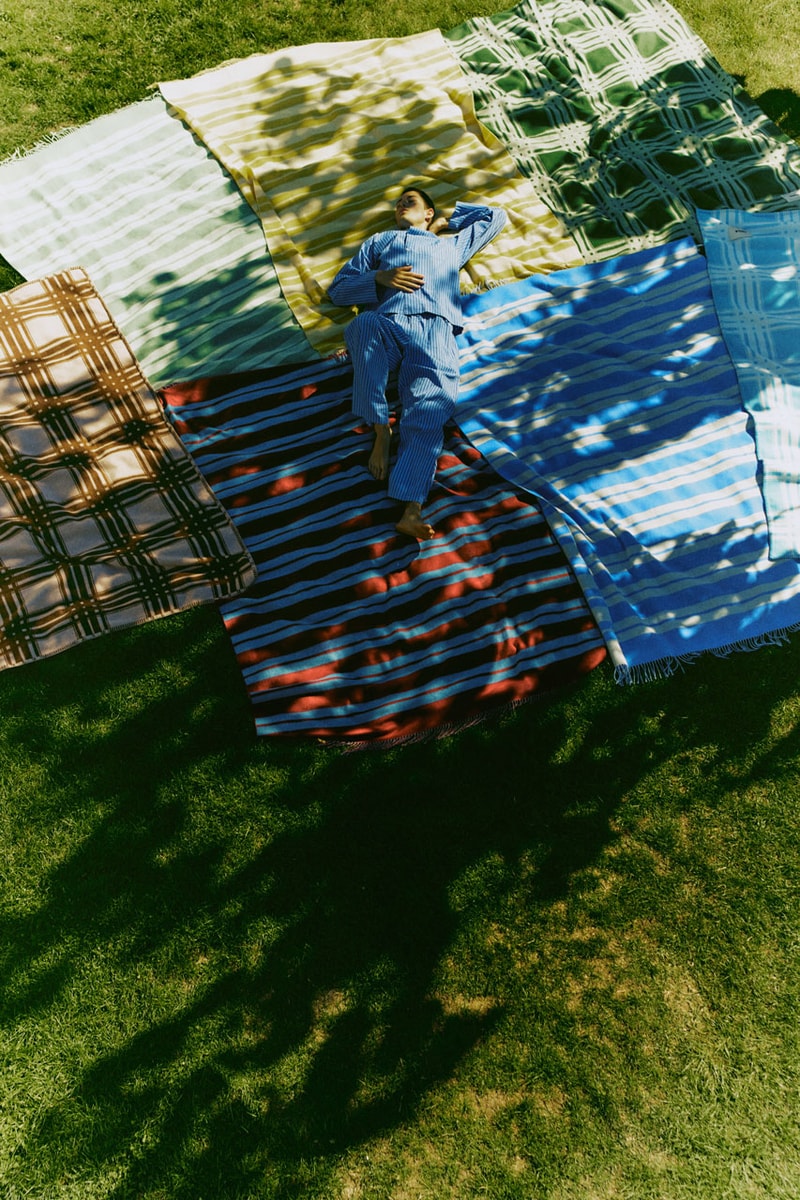 Tekla Looks to Le Corbusier for Second Cashmere & Lambswool Blanket Collection Design