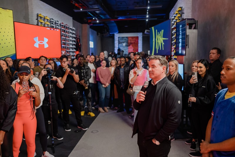 Inside Under Armour SlipSpeed Pop Up Event